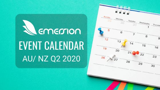 ICT Event Calendar Q2 2020 Australia and New Zealand