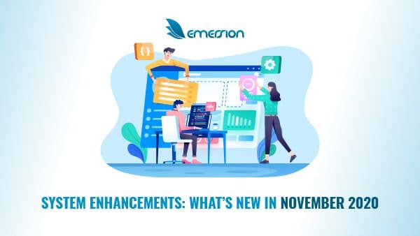 What’s new at Emersion – November 2020