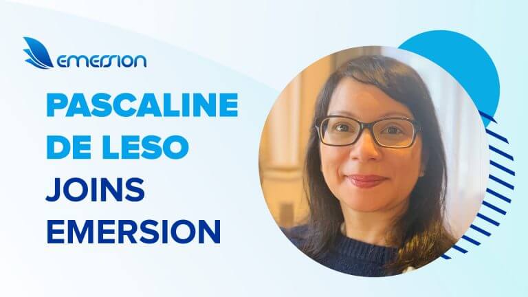 Pascaline De leso joins Emersion as Sales & Contracts Administrator