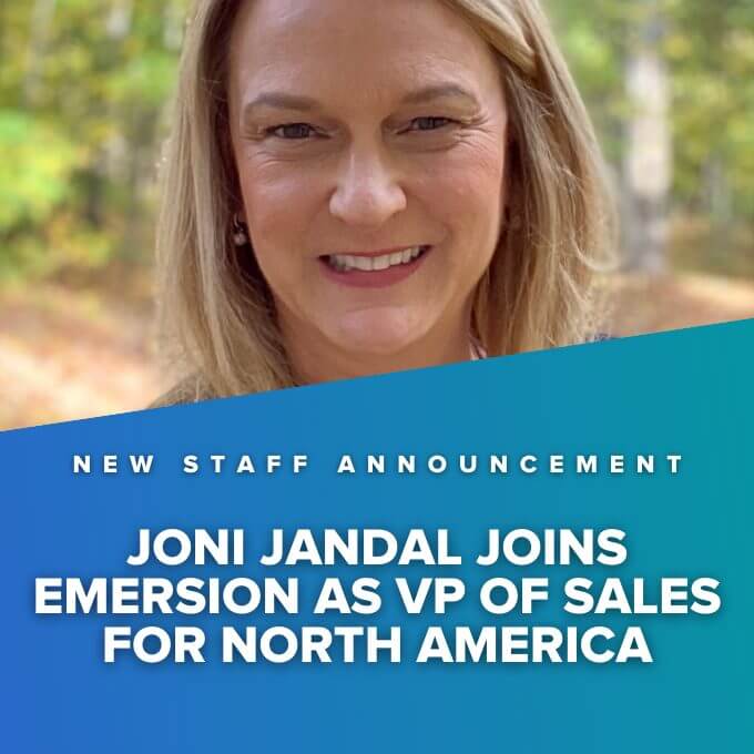 Joni Jandal joins Emersion