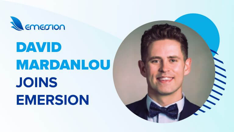 David Mardanlou Joins Emersion as Account Executive