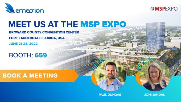 Emersion to exhibit at MSP Expo Fort Lauderdale 2022 showcasing rapid North American expansion